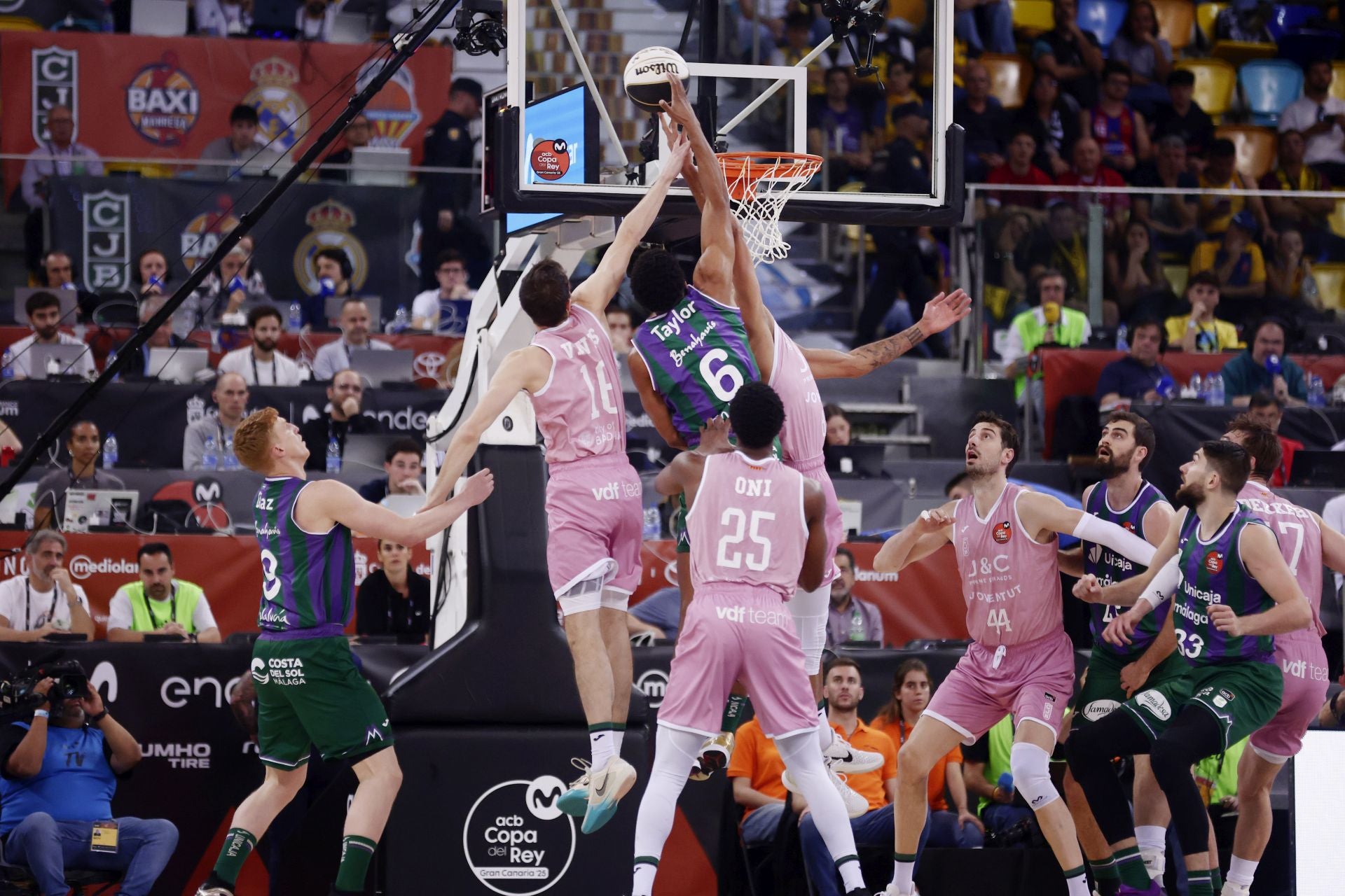 El Unicaja-Joventut de Copa del Rey, en imágenes