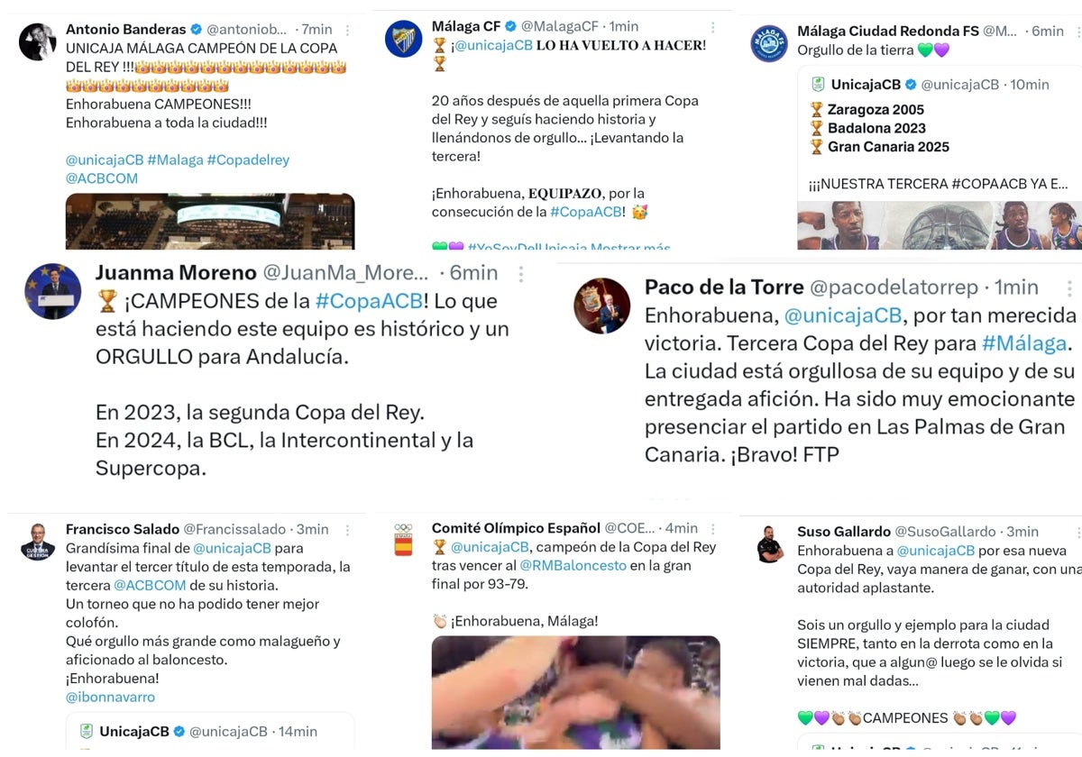 Las redes sociales se unen a la fiesta del Unicaja