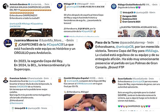 Las redes sociales se unen a la fiesta del Unicaja
