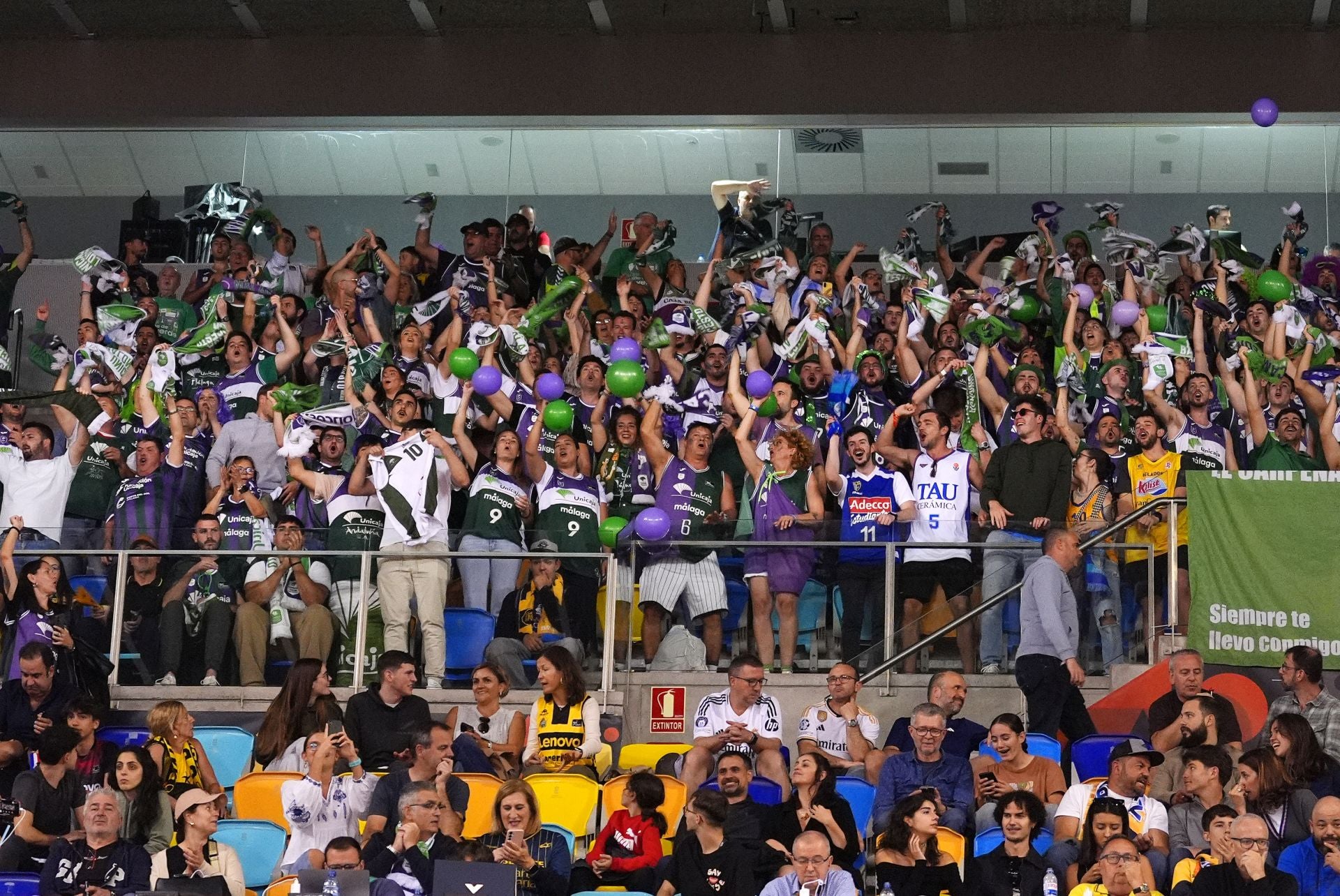 El Unicaja - La Laguna Tenerife, en imágenes