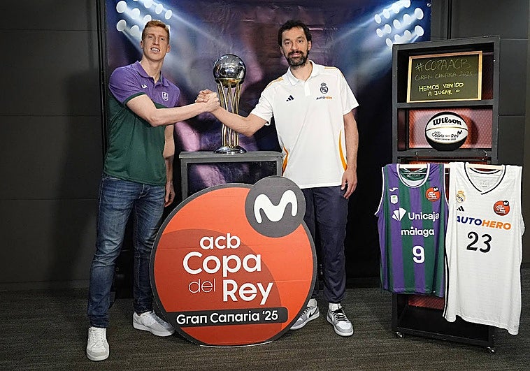 Alberto Díaz y Sergi Llull, en la presentación del torneo.
