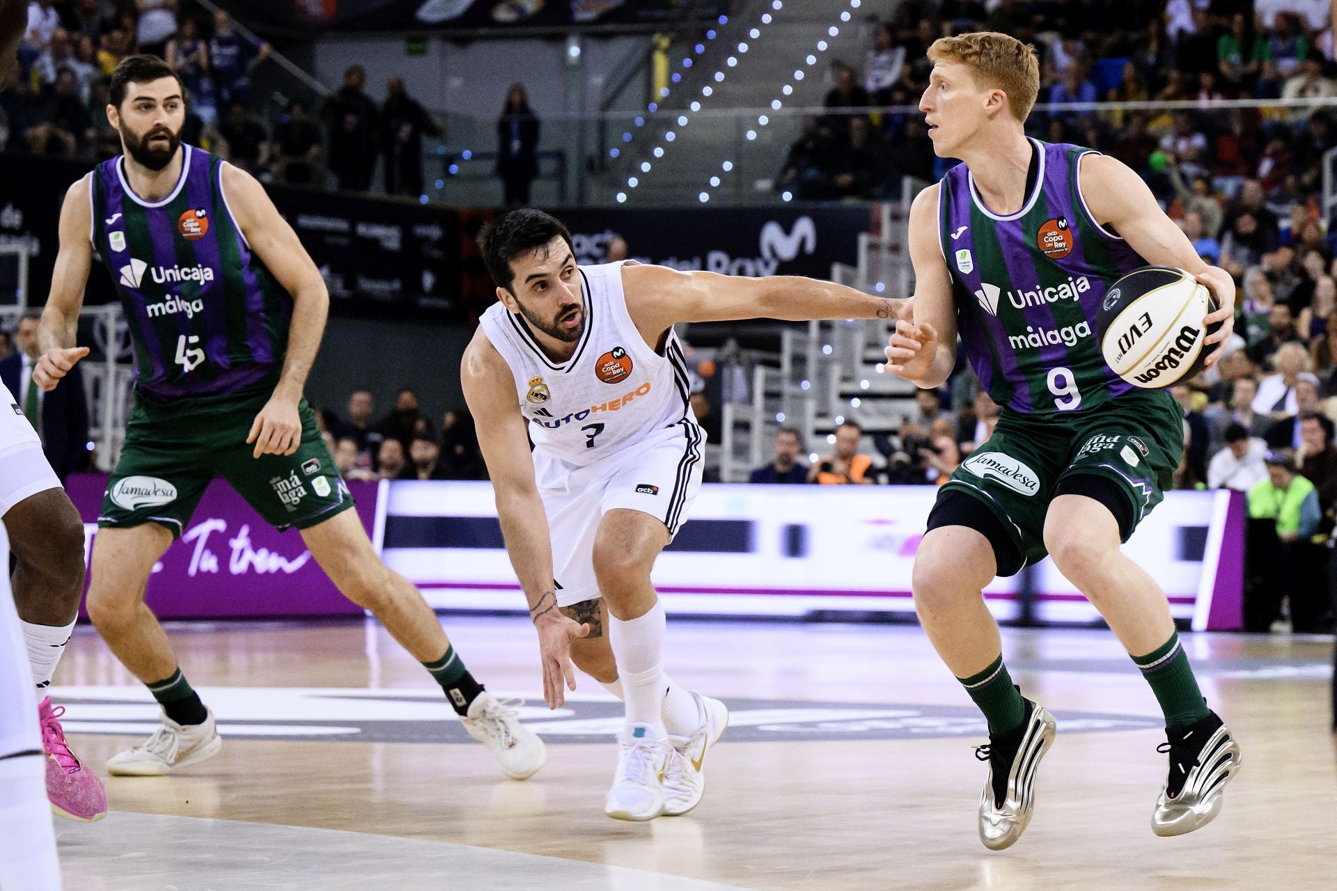 La final Unicaja- Real Madrid de Copa del Rey, en imágenes