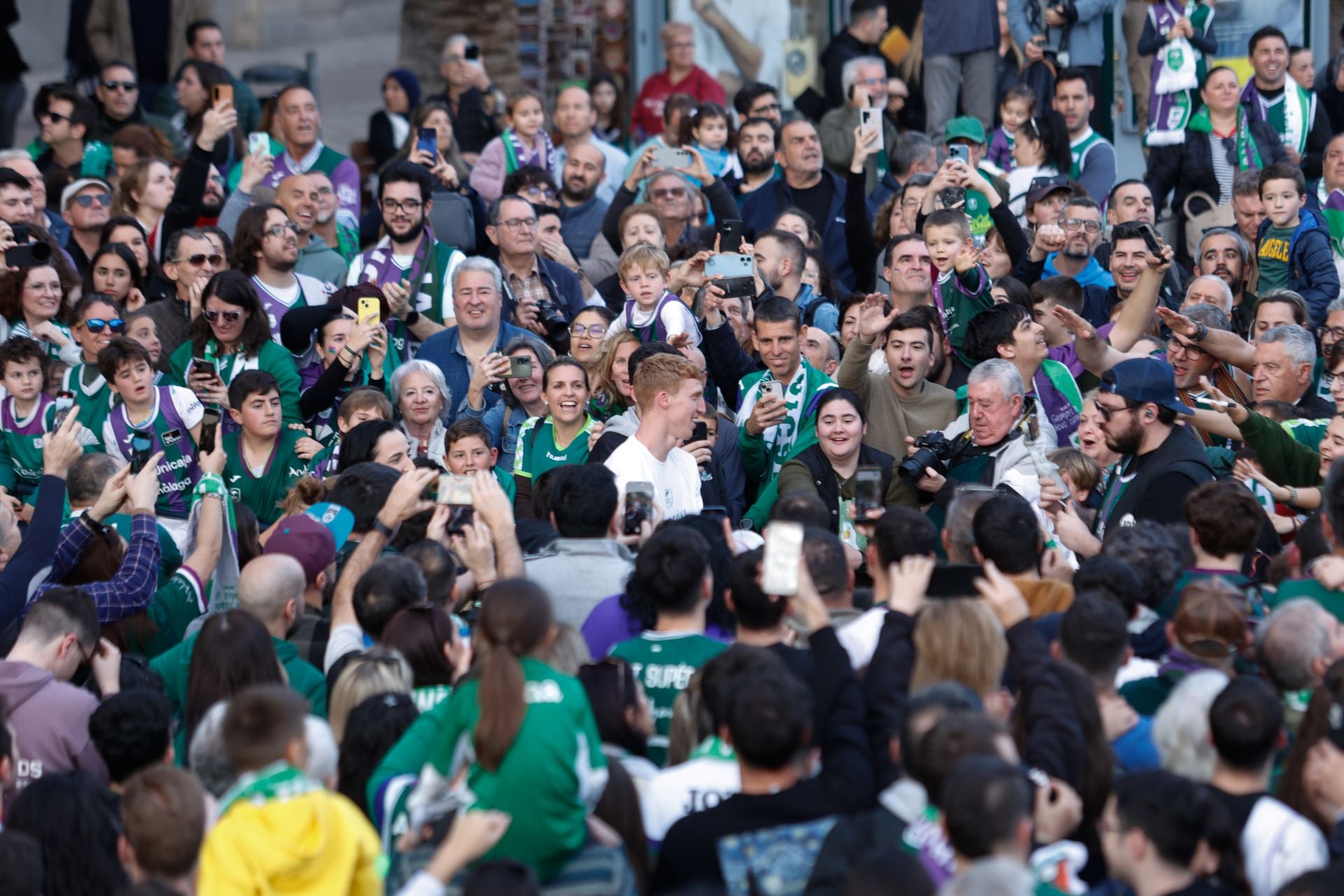 El Unicaja celebra en Málaga su tercera Copa del Rey