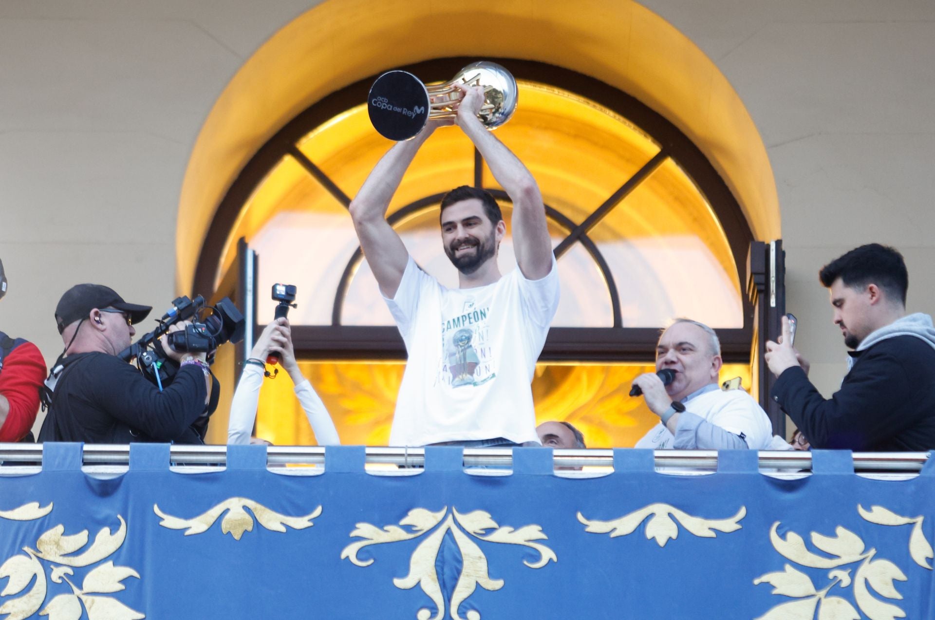 El Unicaja celebra en Málaga su tercera Copa del Rey