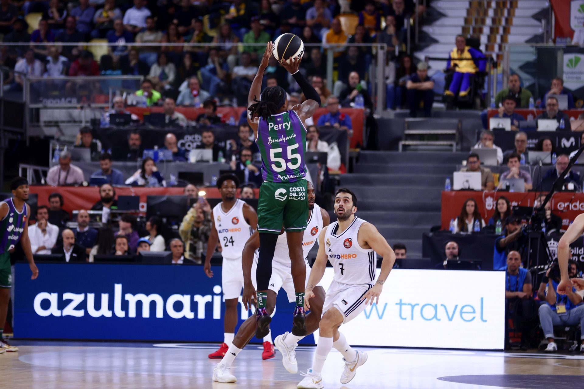 La final Unicaja- Real Madrid de Copa del Rey, en imágenes