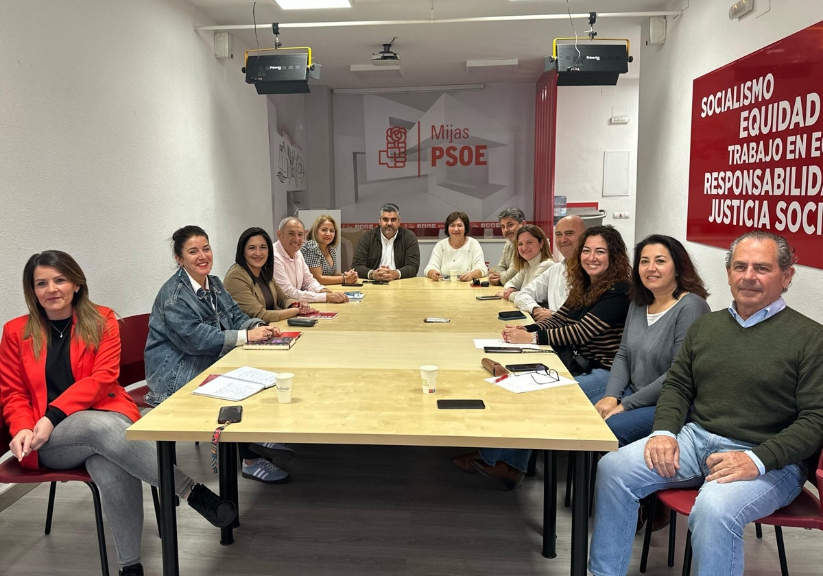 Representantes del PSOE en Fuengirola y Mijas.