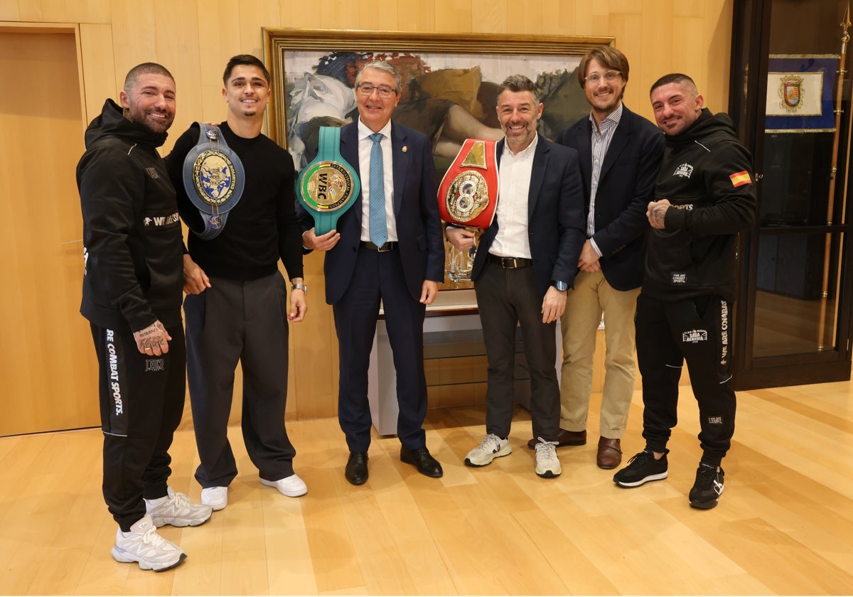 Samuel Molina, recibido en la Diputación de Málaga