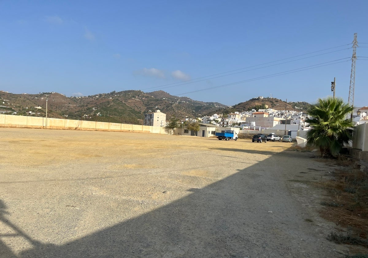 Imagen de los terrenos donde se ha previsto la construcción del nuevo recinto judicial de Torrox.