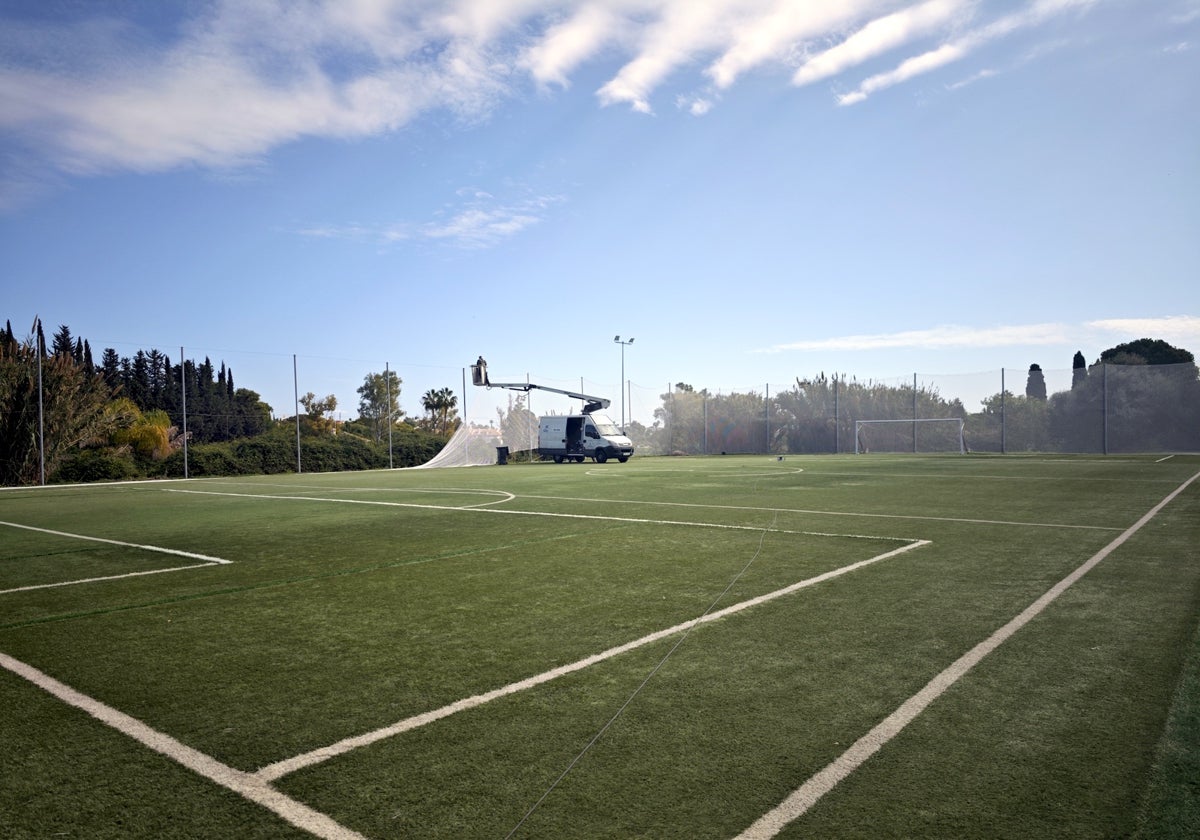 Imagen del nuevo campo de fútbol de Estepona.