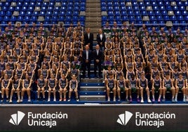 Imagen de los equipos de cantera del Unicaja.