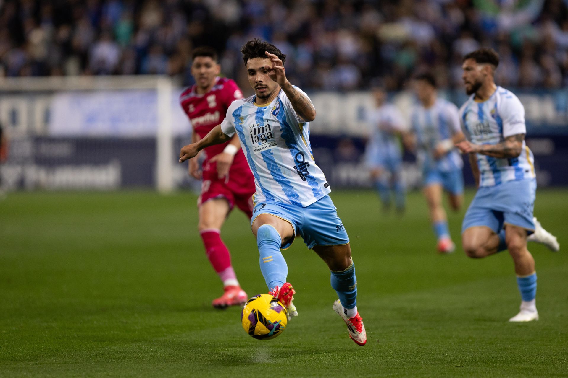 El Málaga-Tenerife, en imágenes