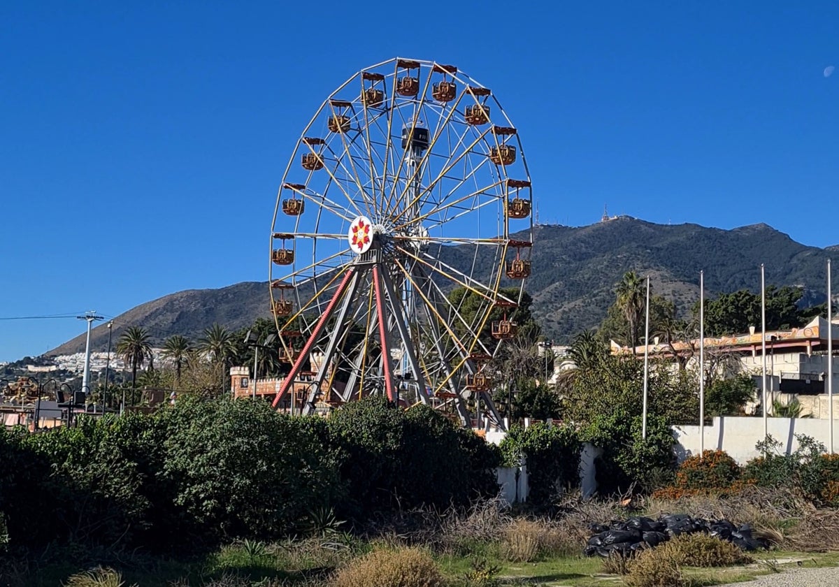 Vista de la noria de Tivoli.