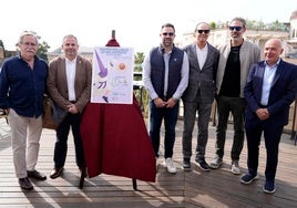 La presentación, en la Terraza de la Alcazaba.