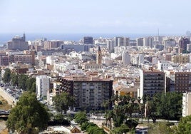 Vista de la ciudad de Málaga.