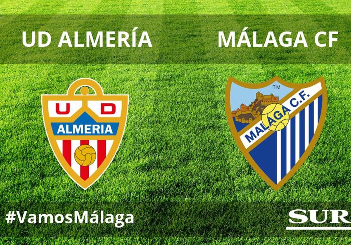 Así hemos contado el UD Almería-Málaga CF