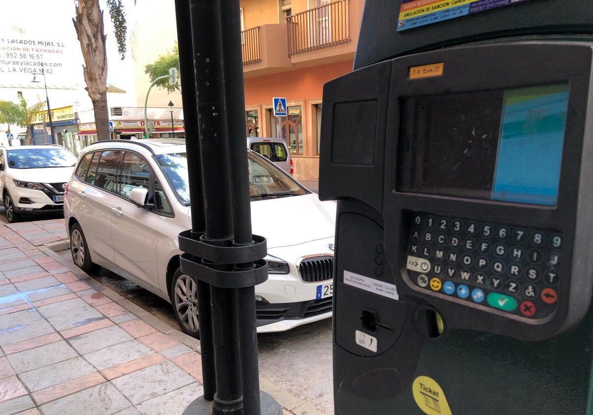 Zona azul de Fuengirola.