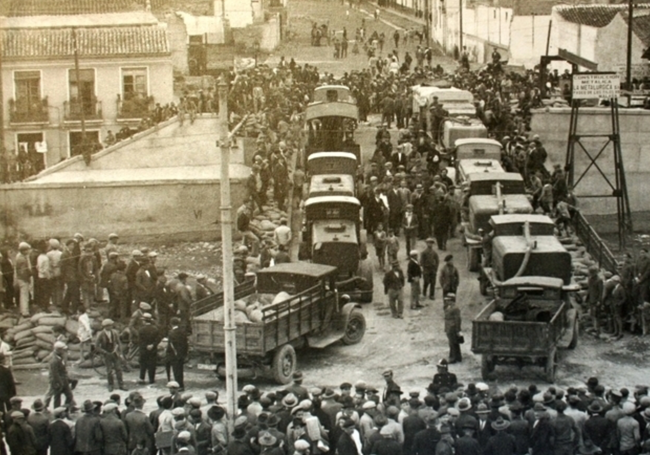 Prueba Puente Alfonso XIII. 5 de abril 1930.