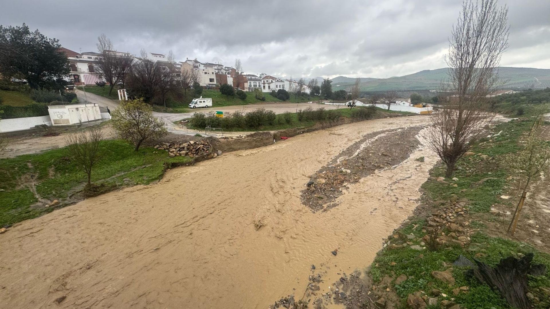 Imagen del río Turón, a su paso por Ardales
