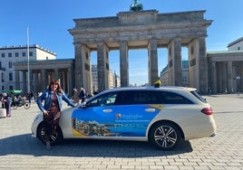 Promoción de Benalmádena en los taxis de Berlín.