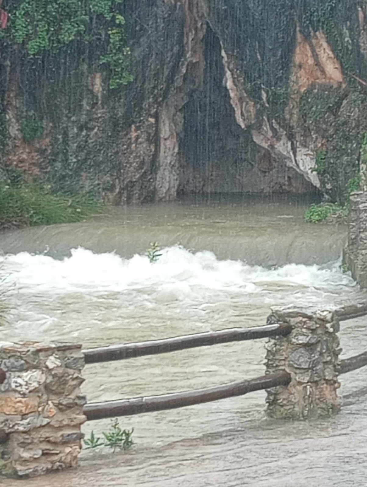 Uno de los municipios más afectados por las intensas lluvias de las últimas horas en Málaga