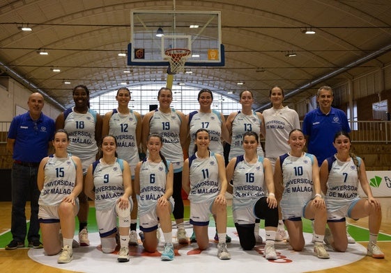 Equipo de baloncesto femenino de la UMA.