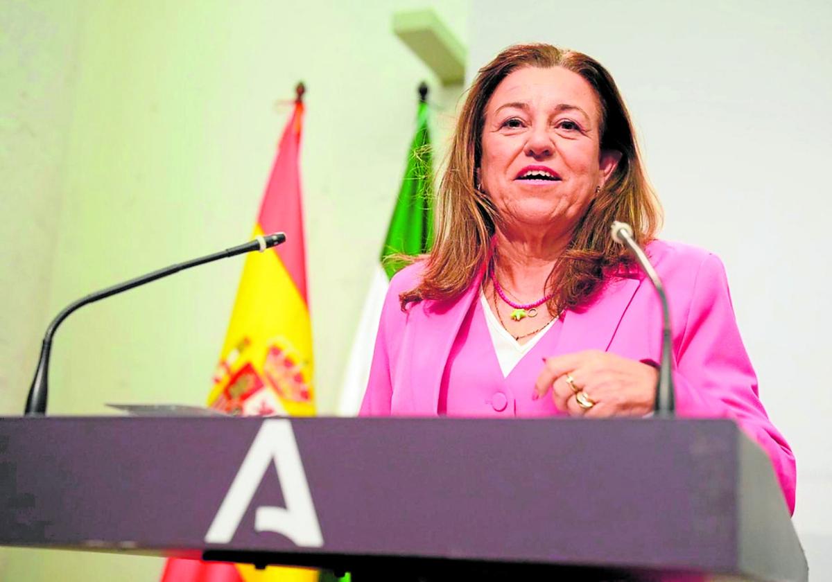 La consejera de Desarrollo Educativo y Formación Profesional, María del Carmen Castillo.