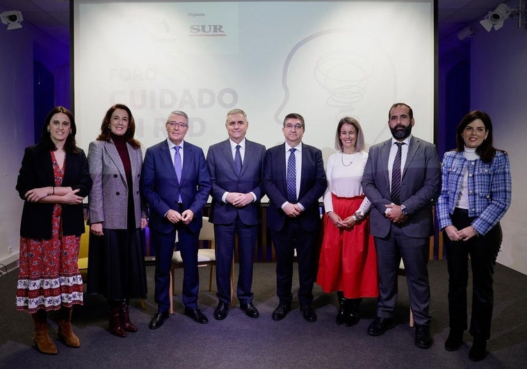 Participantes y asistentes a la jornada 'Foro Cuidado en Red', celebrada en la Térmica.