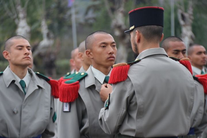 La Legión Extranjera de Francia celebra en Ronda el ingreso de 56 efectivos