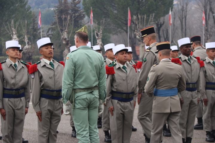 La Legión Extranjera de Francia celebra en Ronda el ingreso de 56 efectivos