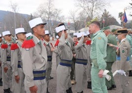 La Legión Extranjera de Francia celebra en Ronda el ingreso de 56 efectivos