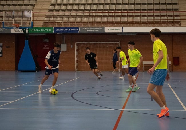 Entrenamientos previos al Campeonato Universitario de Andalucía.