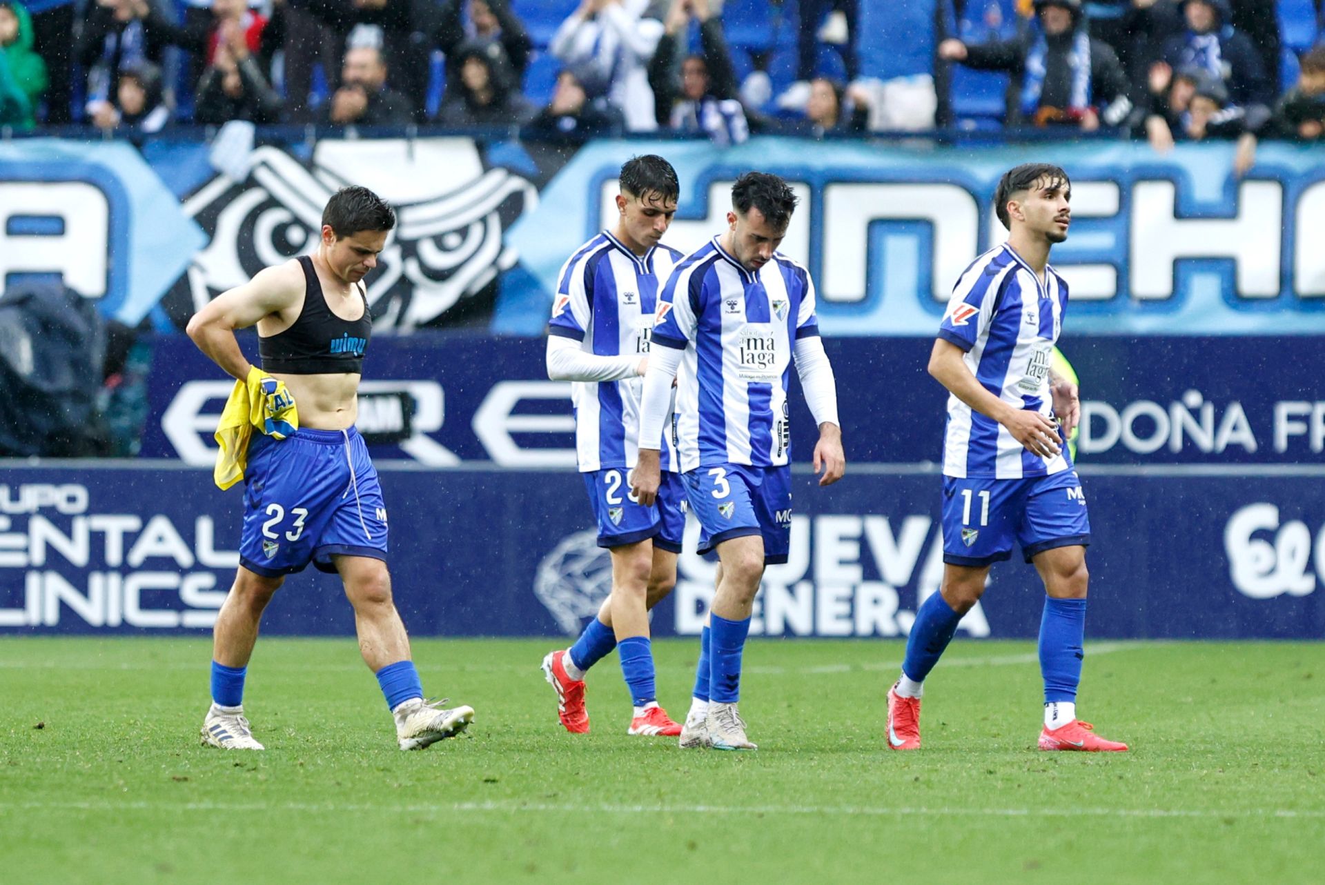 El Málaga - Cádiz, en imágenes