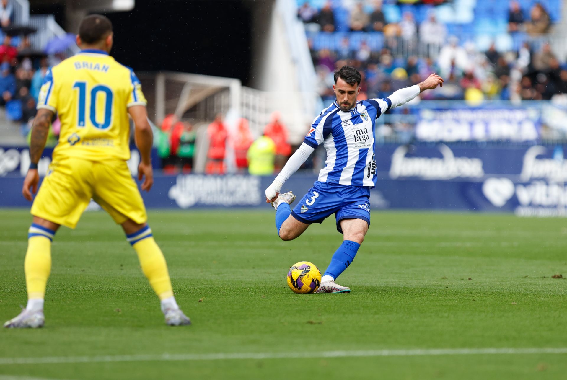 El Málaga - Cádiz, en imágenes