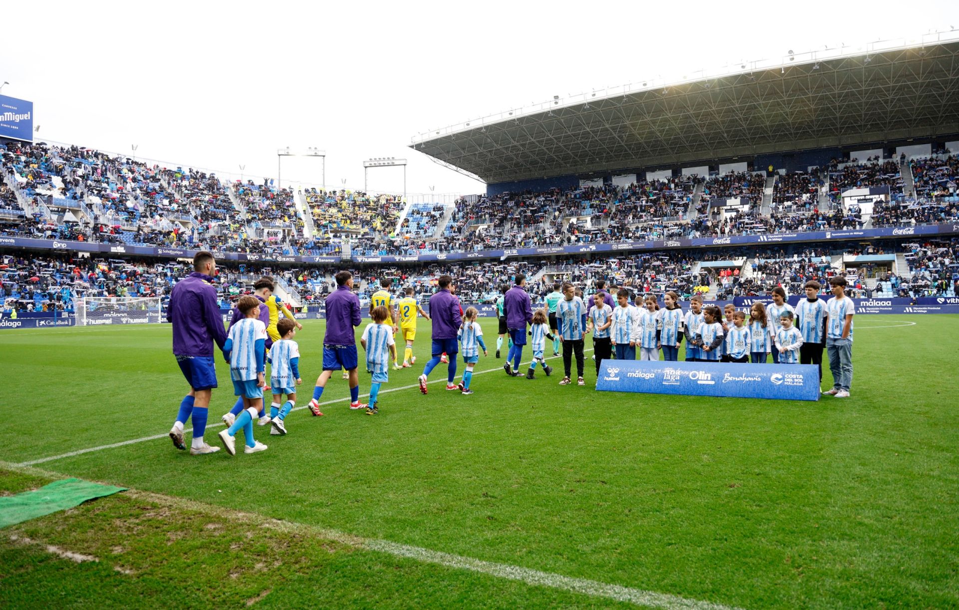 El Málaga - Cádiz, en imágenes