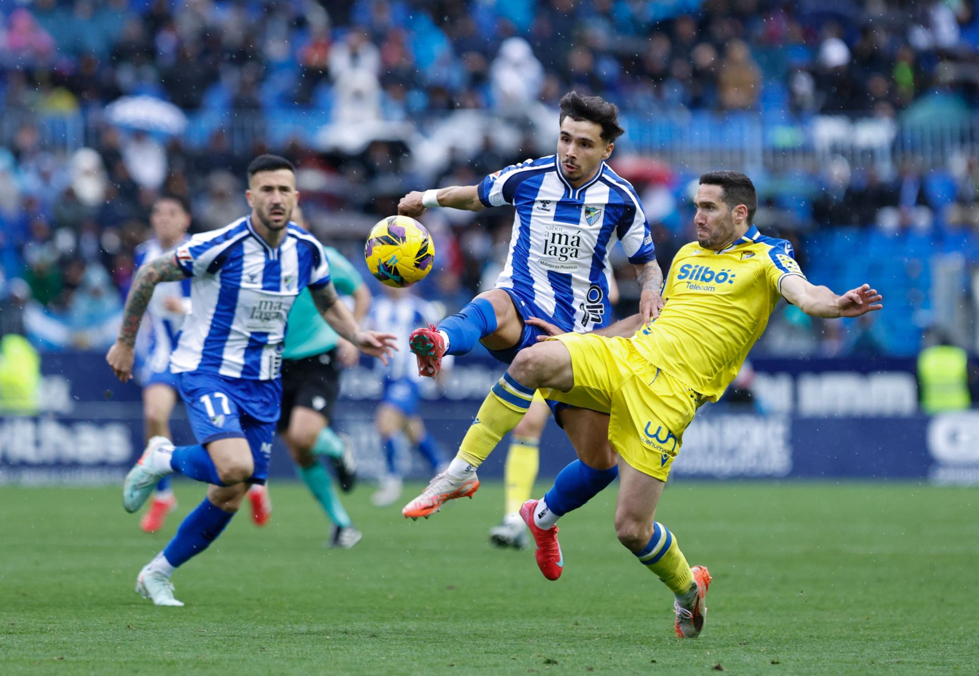 El Málaga - Cádiz, en imágenes