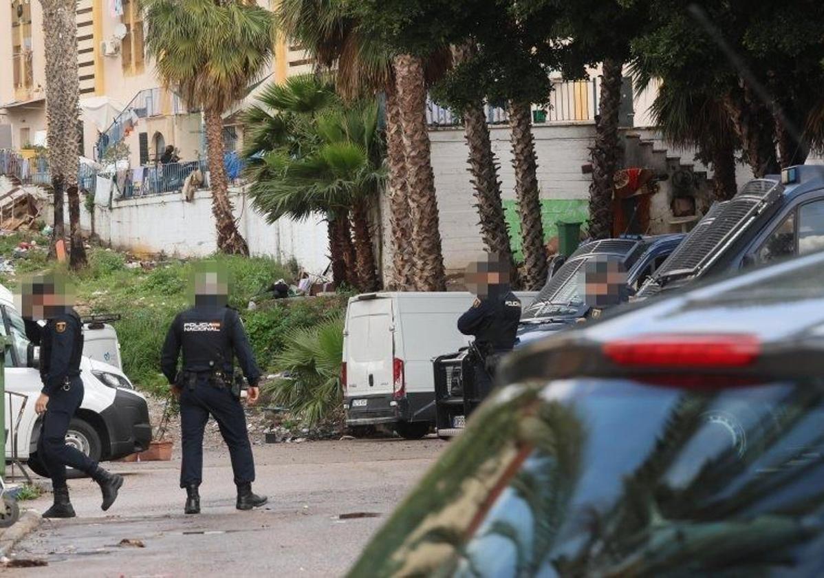 Gran despliegue policial en Marbella contra el narcotráfico