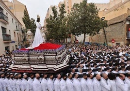 Nuestro Padre Jesús Cautivo, en la procesión de 2022.