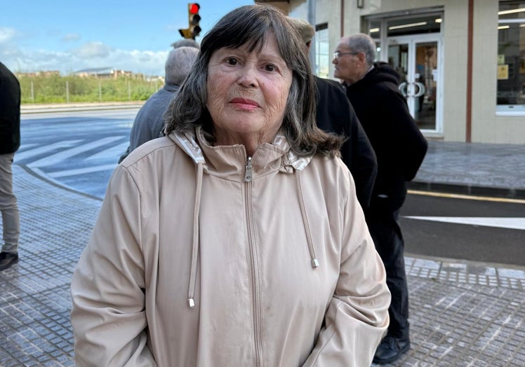 Esperanza López, una vecina de la avenida Juan XXIII.