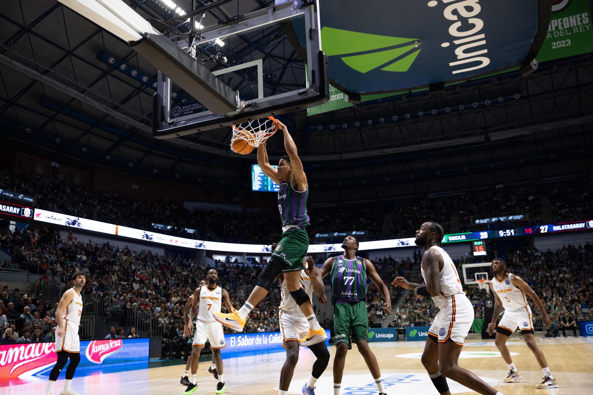 El Unicaja-Galatasaray, en imágenes