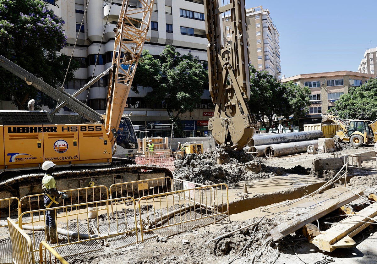 Imagen de archivo de las obras del primer tramo del metro al Civil.