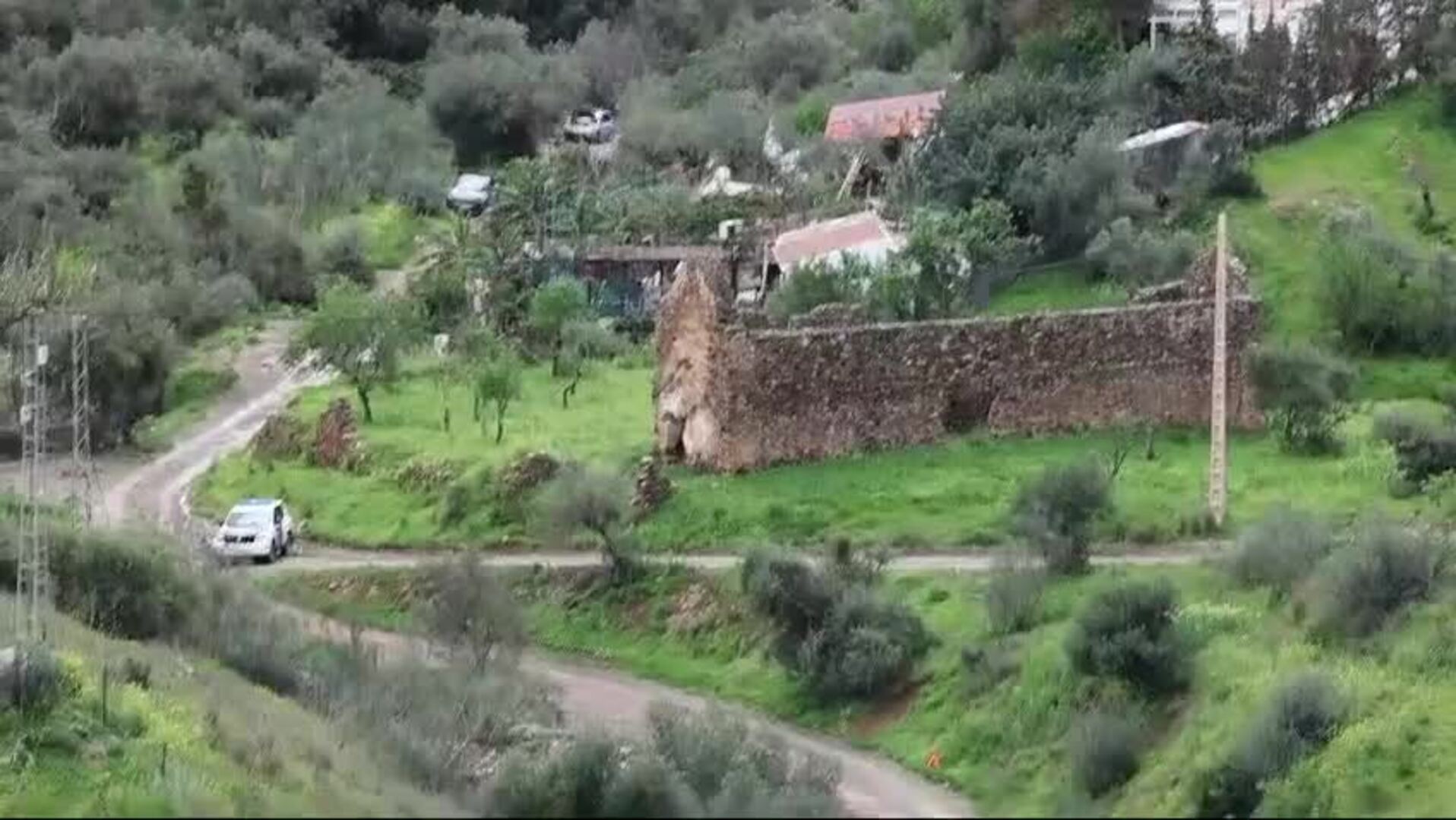 Zona de Almogía en la que se ha hallado el cadáver de Paco, el anciano desaparecido en Almogía