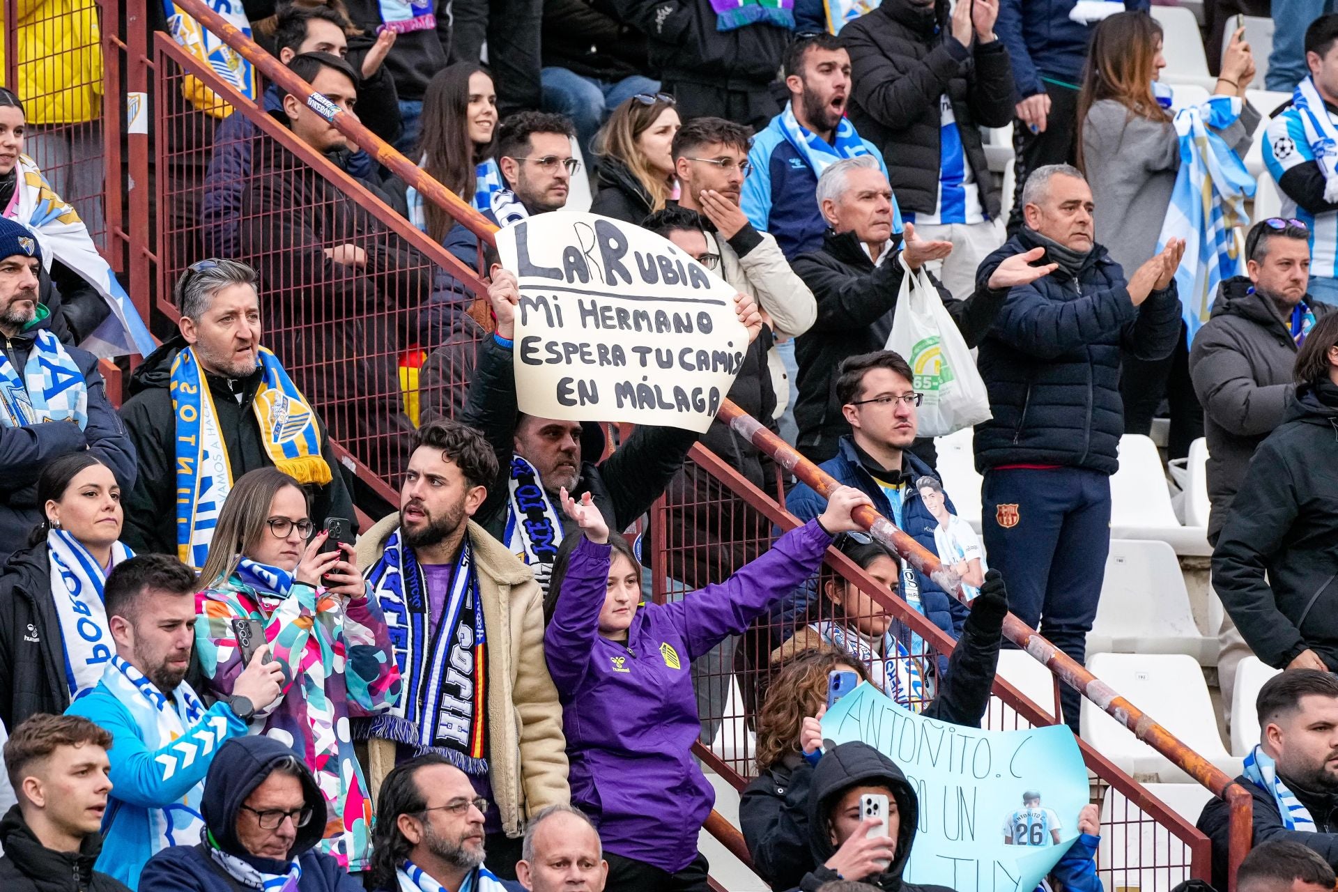 El Albacete-Málaga, en imágenes