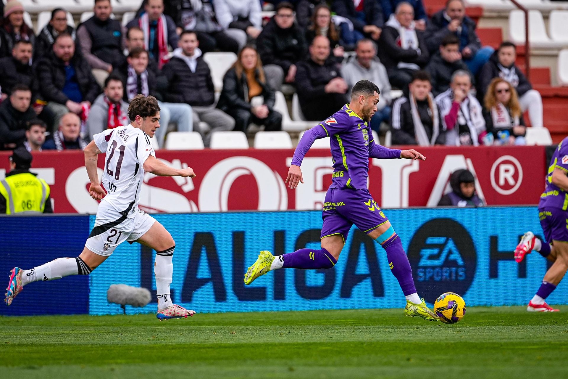 El Albacete-Málaga, en imágenes