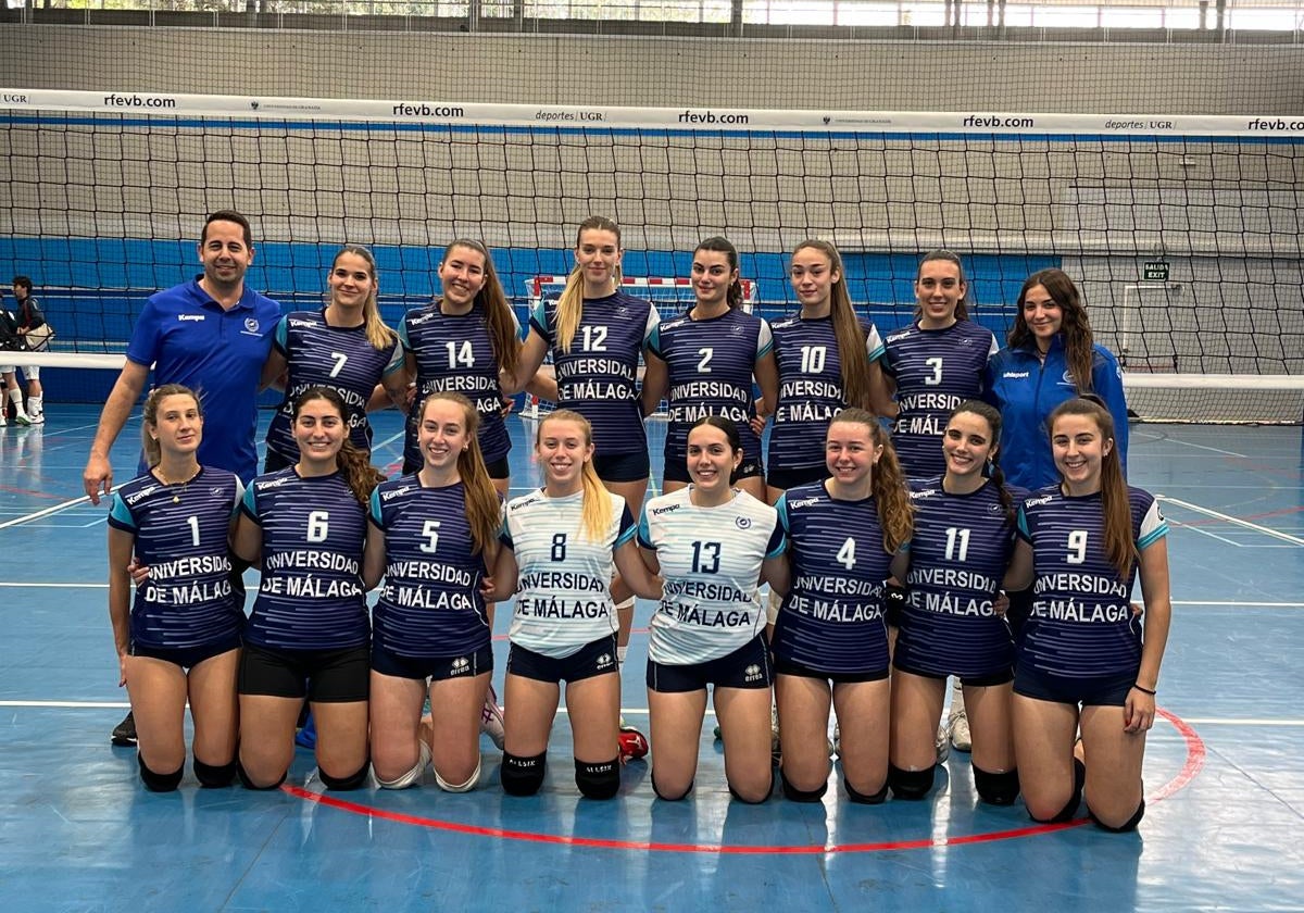 El salto definitivo: El equipo de voleibol femenino de la UMA quiere hacer historia