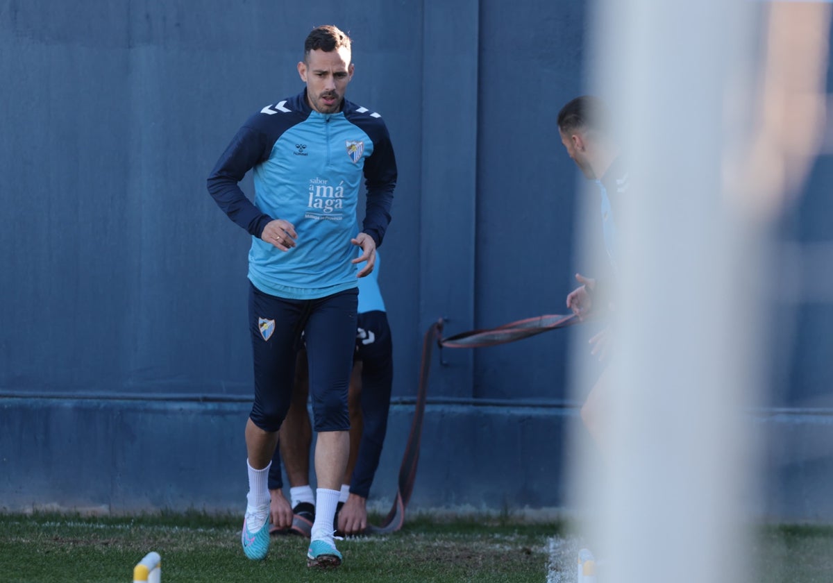 Manu Molina, durante un entrenamiento reciente.