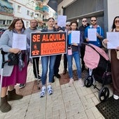 Afectadas y afectados por los desahucios.