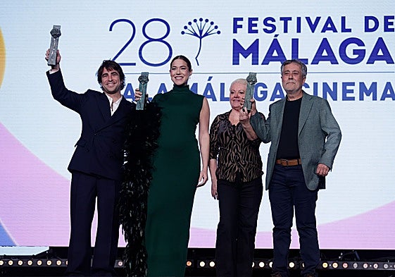 Los premiados por Málaga Cinema.