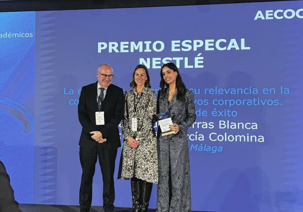 Una estudiante de la UMA premiada por su TFG