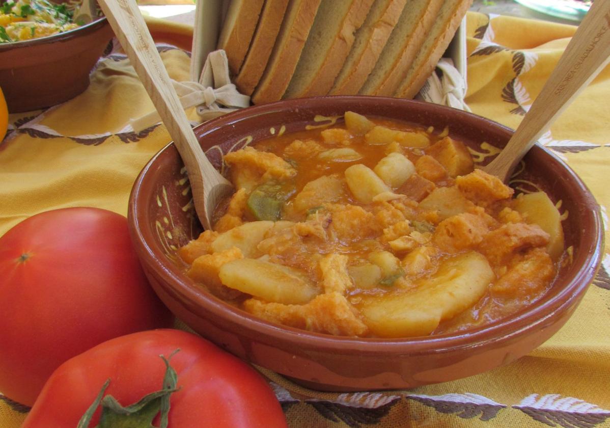 La cachorreña es una sopa muy tradicional de esta época del año.