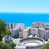 Vista de la ciudad desde el mirador de Gibralfaro.